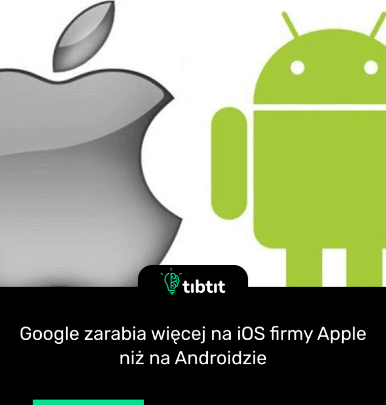 Google zarabia więcej na iOS firmy Apple niż na Androidzie