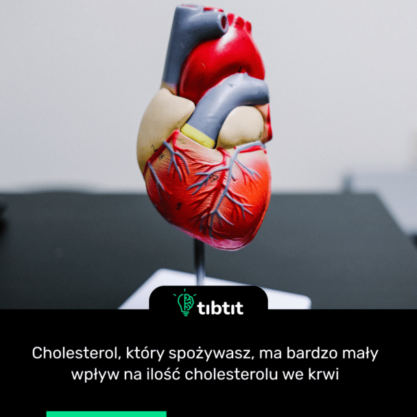 Cholesterol, który spożywasz, ma bardzo mały wpływ na ilość cholesterolu we krwi