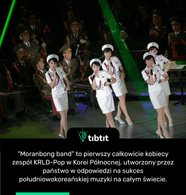 "Moranbong band” to pierwszy całkowicie kobiecy zespół KRLD-Pop w Korei Północnej, utworzony przez państwo w odpowiedzi na sukces południowokoreańskiej muzyki na całym świecie.