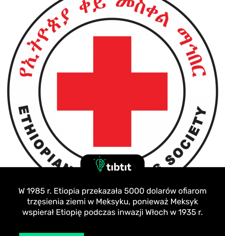 W 1985 r. Etiopia przekazała 5000 dolarów ofiarom trzęsienia ziemi w Meksyku, ponieważ Meksyk wspierał Etiopię podczas inwazji Włoch w 1935 r.