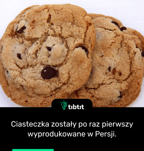 Ciasteczka zostały po raz pierwszy wyprodukowane w Persji.