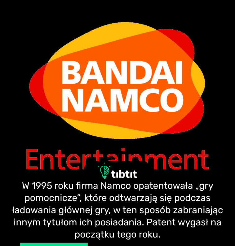 W 1995 roku firma Namco opatentowała „gry pomocnicze”, które odtwarzają się podczas ładowania głównej gry, w ten sposób zabraniając innym tytułom ich posiadania. Patent wygasł na początku tego roku.