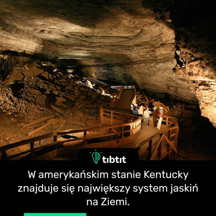 W amerykańskim stanie Kentucky znajduje się największy system jaskiń na Ziemi.