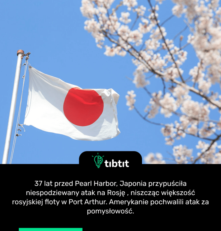 37 lat przed Pearl Harbor, Japonia przypuściła niespodziewany atak na Rosję , niszcząc większość rosyjskiej floty w Port Arthur. Amerykanie pochwalili atak za pomysłowość.