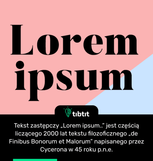Tekst zastępczy „Lorem ipsum..” jest częścią liczącego 2000 lat tekstu filozoficznego „de Finibus Bonorum et Malorum” napisanego przez Cycerona w 45 roku p.n.e.