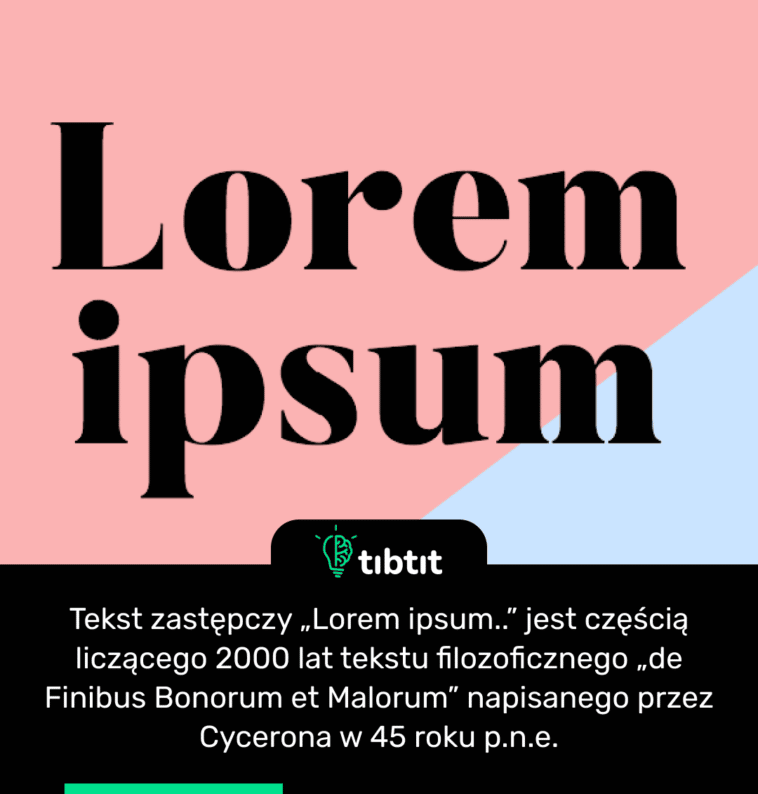 Tekst zastępczy „Lorem ipsum..” jest częścią liczącego 2000 lat tekstu filozoficznego „de Finibus Bonorum et Malorum” napisanego przez Cycerona w 45 roku p.n.e.