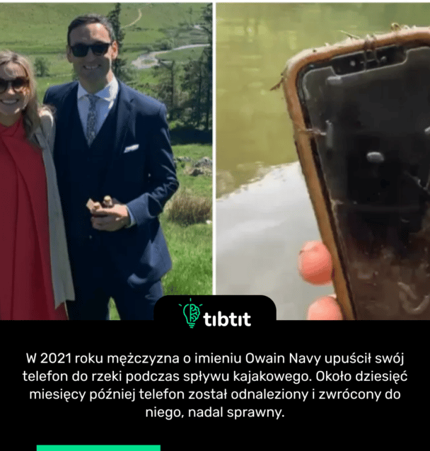 W 2021 roku mężczyzna o imieniu Owain Navy upuścił swój telefon do rzeki podczas spływu kajakowego. Około dziesięć miesięcy później telefon został odnaleziony i zwrócony do niego, nadal sprawny.
