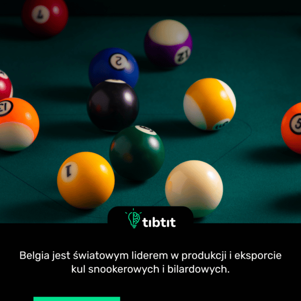 Belgia jest światowym liderem w produkcji i eksporcie kul snookerowych i bilardowych.