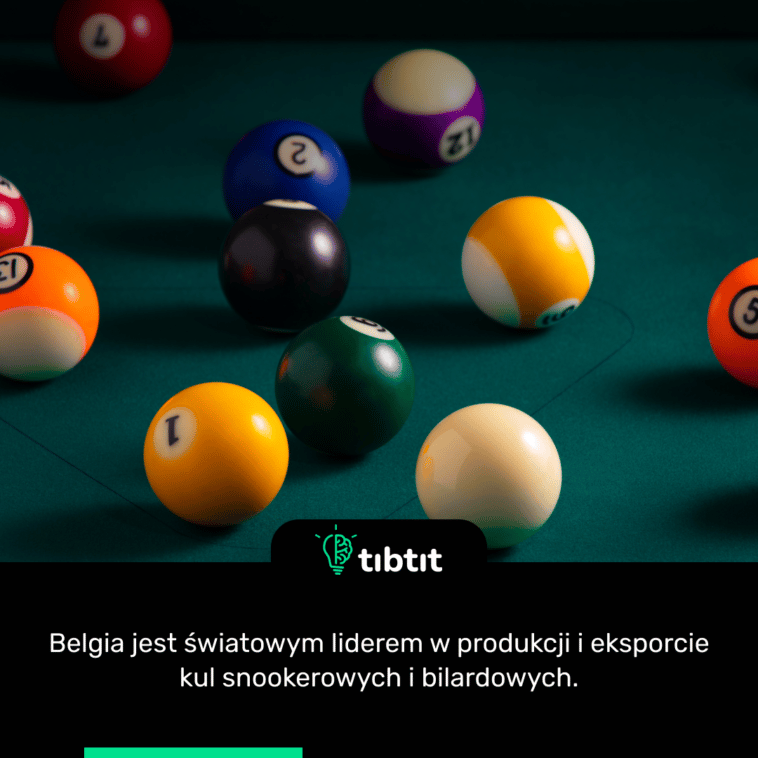 Belgia jest światowym liderem w produkcji i eksporcie kul snookerowych i bilardowych.