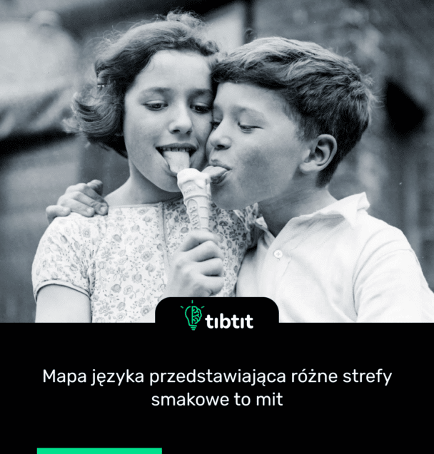Mapa języka przedstawiająca różne strefy smakowe to mit