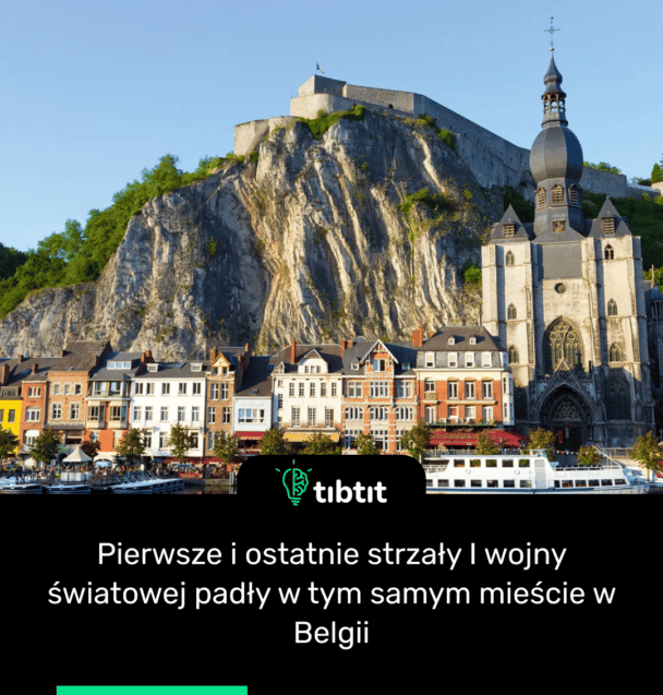 Pierwsze i ostatnie strzały I wojny światowej padły w tym samym mieście w Belgii