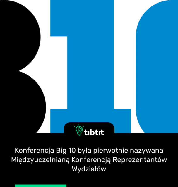 Konferencja Big 10 była pierwotnie nazywana Międzyuczelnianą Konferencją Reprezentantów Wydziałów