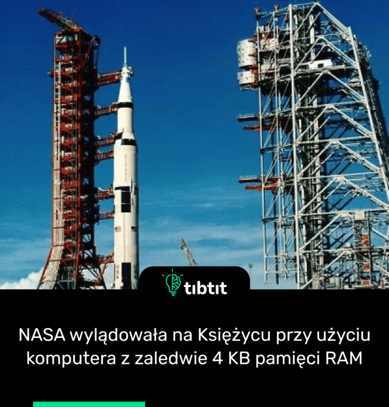 NASA wylądowała na Księżycu przy użyciu komputera z zaledwie 4 KB pamięci RAM