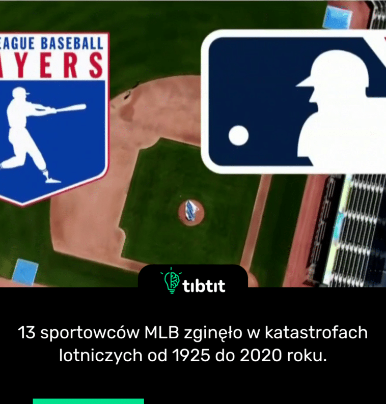 13 sportowców MLB zginęło w katastrofach lotniczych od 1925 do 2020 roku.