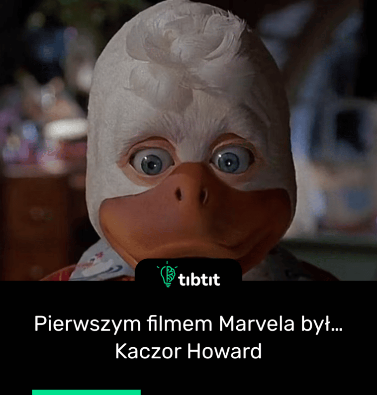 Pierwszym filmem Marvela był… Kaczor Howard
