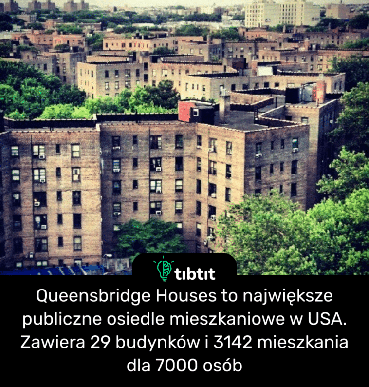 Queensbridge Houses to największe publiczne osiedle mieszkaniowe w USA. Zawiera 29 budynków i 3142 mieszkania dla 7000 osób