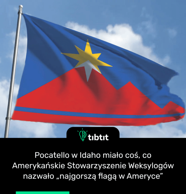 Pocatello w Idaho miało coś, co Amerykańskie Stowarzyszenie Weksylogów nazwało „najgorszą flagą w Ameryce”