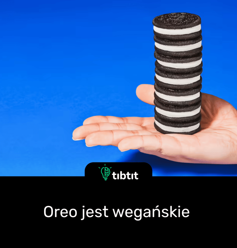 Oreo jest wegańskie