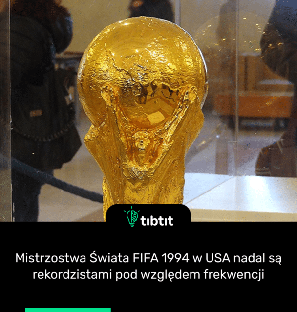 Mistrzostwa Świata FIFA 1994 w USA nadal są rekordzistami pod względem frekwencji