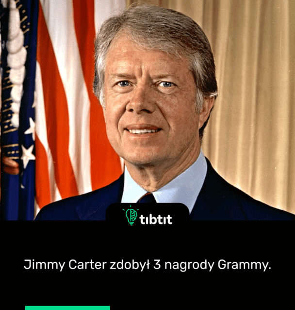 Jimmy Carter zdobył 3 nagrody Grammy.