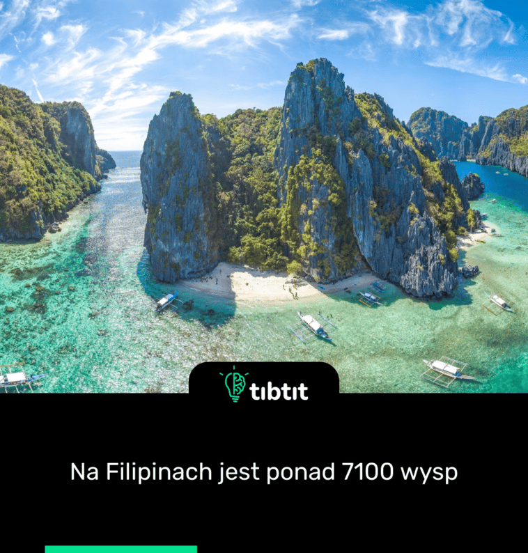 Na Filipinach jest ponad 7100 wysp