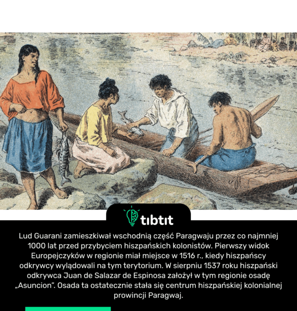 Lud Guarani zamieszkiwał wschodnią część Paragwaju przez co najmniej 1000 lat przed przybyciem hiszpańskich kolonistów. Pierwszy widok Europejczyków w regionie miał miejsce w 1516 r., kiedy hiszpańscy odkrywcy wylądowali na tym terytorium. W sierpniu 1537 roku hiszpański odkrywca Juan de Salazar de Espinosa założył w tym regionie osadę „Asuncion”. Osada ta ostatecznie stała się centrum hiszpańskiej kolonialnej prowincji Paragwaj.