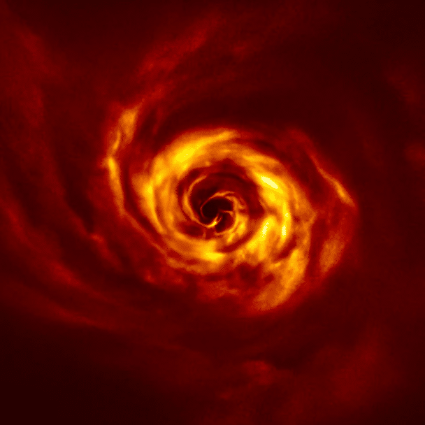 Rzeczywisty obraz narodzin systemu gwiezdnego