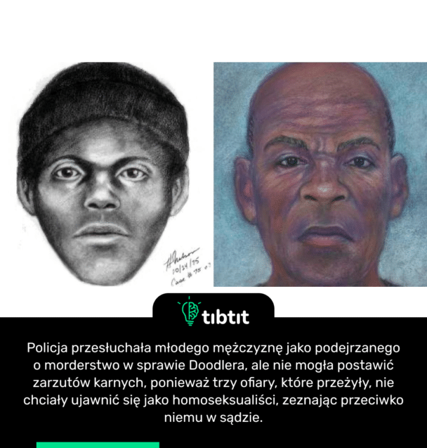 Policja przesłuchała młodego mężczyznę jako podejrzanego o morderstwo w sprawie Doodlera, ale nie mogła postawić zarzutów karnych, ponieważ trzy ofiary, które przeżyły, nie chciały ujawnić się jako homoseksualiści, zeznając przeciwko niemu w sądzie.