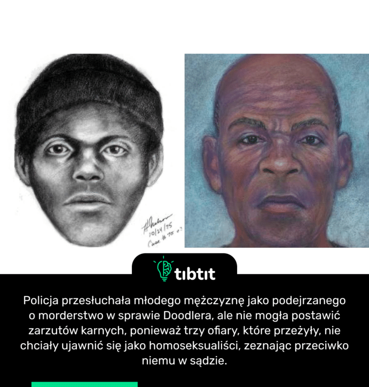 Policja przesłuchała młodego mężczyznę jako podejrzanego o morderstwo w sprawie Doodlera, ale nie mogła postawić zarzutów karnych, ponieważ trzy ofiary, które przeżyły, nie chciały ujawnić się jako homoseksualiści, zeznając przeciwko niemu w sądzie.