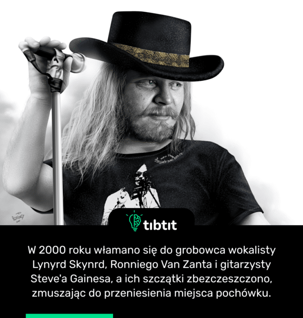 W 2000 roku włamano się do grobowca wokalisty Lynyrd Skynrd, Ronniego Van Zanta i gitarzysty Steve'a Gainesa, a ich szczątki zbezczeszczono, zmuszając do przeniesienia miejsca pochówku.
