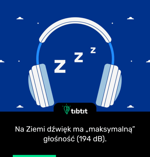 Na Ziemi dźwięk ma „maksymalną” głośność (194 dB).