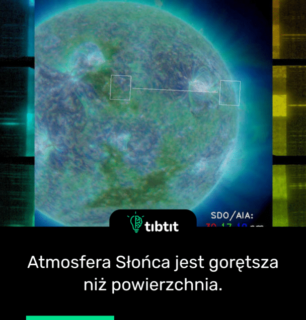 Atmosfera Słońca jest gorętsza niż powierzchnia.